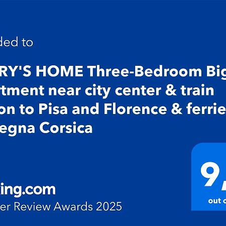 Gabry'S Home Three-Bedroom Big Apartment Near City Center & Train Station To Pisa And Florence & Ferries To Sardegna Corsica Livorno Bagian luar foto